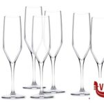 calici e flute spumante NAPA - CONFEZIONE 6 CALICI FLUT CL 20 IN VETRO TAGLIATO A FREDDO PASABAHCE