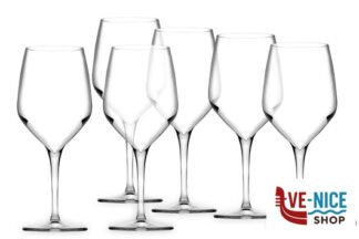 calici vino NAPA - CONFEZIONE 6 CALICI VINO ROSSO CL 47 TAGLIATO A FREDDO PASABAHCE