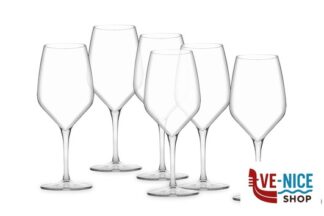 calici vino NAPA - CONFEZIONE 6 CALICI VINO ROSSO CL 58 TAGLIATO A FREDDO PASABAHCE