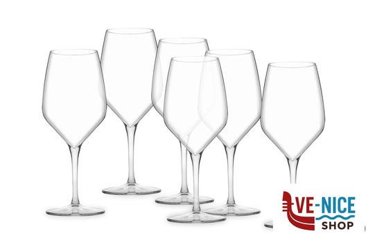 calici vino NAPA - CONFEZIONE 6 CALICI VINO ROSSO CL 58 TAGLIATO A FREDDO PASABAHCE