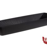 sottopiatti/vassoi NERO-VASCHETTA MELAMINA G.N. 2.4 CM.53X16,2 H.7,5 LT.3,5 APS  ASSHEUER POTT GMBH E CO KG