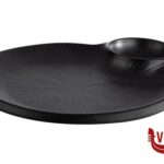 sottopiatti/vassoi NERO-PIATTO SNACK  CM 30X25 H.2,5 IN MELAMINA APS  ASSHEUER POTT GMBH E CO KG