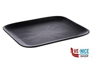 sottopiatti/vassoi NERO-VASSOIO RETTANGOLARE IN MELAMINA GN 1.2 CM 32,5X26,5 H. 2,5 MAX 70ᄚC 85068 APS ASSHEUER POTT GMBH E CO KG