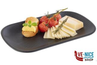 sottopiatti/vassoi NERO-VASSOIO RETTANGOLARE MELAM GN 1 4 CM 26,5X16,2 H 2,5 APS ASSHEUER POTT GMBH E CO KG