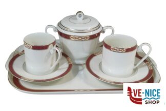 servizi NEW B.CHINA_ELEGANCE-RED-SERVIZIO.CAFFE X ROYAL PORCELLAIN CO