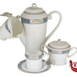 servizi NEW B.CHINA_FLOWERS 704-SERVIZIO.CAFFE 15 PZ. ROYAL PORCELLAIN CO