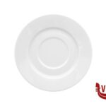 NEW PERA BIANCO - PIATTINO TAZZA CAFFE CM 14 ZAKLADY PORCELANY STOLOWEJ LUBIANA tazze da caffe' 6 pezzi