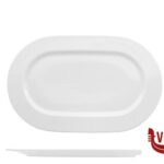 piano NEW PERA BIANCO - PIATTO OVALE CM 28 ZAKLADY PORCELANY STOLOWEJ LUBIANA