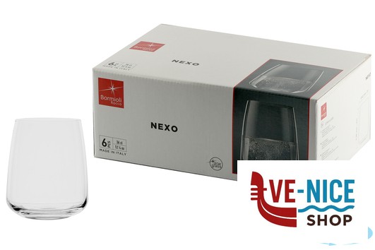 vetro NEXO-CONFEZIONE 6 BICCHIERI ACQUA CL 36 180802 BORMIOLI ROCCO - immagine 3