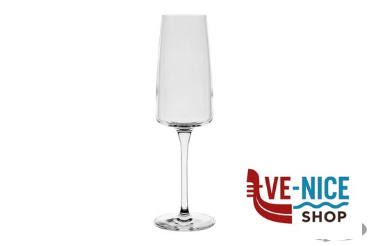 vetro NEXO-CONFEZIONE 6 CALICI FLUTE CL 26,2 PUNTO PERLAGE BORMIOLI ROCCO - immagine 2