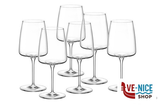 vetro NEXO-CONFEZIONE 6 CALICI GRAN ROSSO CL 55,5 BORMIOLI ROCCO