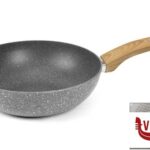 alluminio NEXTONE-WOK 1 MANICO CM.28 GRANITO  FC-28 IMPORT COTTURA