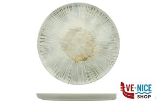 porcellana NINPHEA-PIATTO PIANO BORDO ALTO CM.33 FF0241351716 MESA CERAMICS LDA