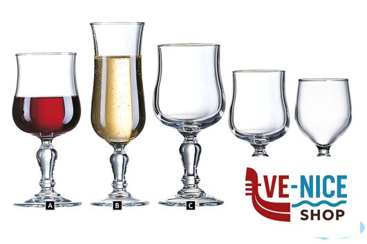 vetro NORMANDIE CALICE VINO 3 CL.16 11392 ARC INTERNATIONAL FRANCE - immagine 2