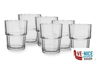 vetro NORVEGE CONFEZIONE 6 BICCHIERI CL 20 FORMA BASSA IN VETRO TEMPERATO ARC INTERNATIONAL FRANCE