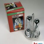oliera/sale  pepe NOVA-MENAGE 4 PEZZI 379.14 INOX FRABOSK