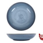 fondo NUAGES OCEAN - PIATTO FONDO COUPE CM 23  STONEWARE REACTIVE IMPORT TAVOLA PROFESSIONAL