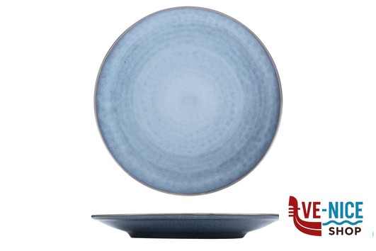 piano NUAGES OCEAN - PIATTO FRUTTA COUPE CM 22,5 STONEWARE REACTIVE IMPORT TAVOLA PROFESSIONAL
