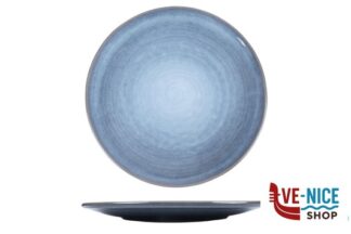 piano NUAGES OCEAN - PIATTO PIANO COUPE CM 28 STONEWARE REACTIVE IMPORT TAVOLA PROFESSIONAL