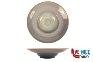 fondo NUAGES PURPLE - PASTA BOWL CM 28 STONEWARE REACTIVE IMPORT TAVOLA PROFESSIONAL