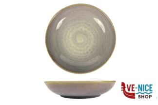 fondo NUAGES PURPLE - PIATTO FONDO COUPE CM 23 STONEWARE REACTIVE IMPORT TAVOLA PROFESSIONAL