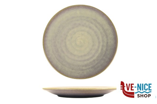piano NUAGES PURPLE - PIATTO PANE COUPE CM 17,5 STONEWARE REACTIVE IMPORT TAVOLA PROFESSIONAL