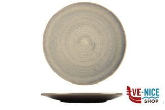 piano NUAGES PURPLE - PIATTO PIANO COUPE CM 32 STONEWARE REACTIVE IMPORT TAVOLA PROFESSIONAL