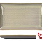 piano NUAGES PURPLE - PIATTO RETTANGOLARE CM 26,5X16XH.2 STONEWARE REACTIVE IMPORT TAVOLA PROFESSIONAL