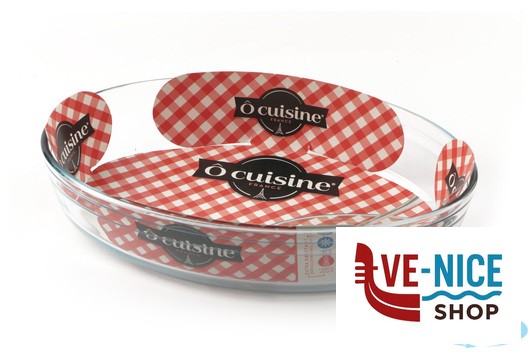 vetro O CUISINE-TEGLIA OVALE CM 30X21 ARC INTERNATIONAL COOKWARE - immagine 2