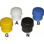 MAZZUOLE A TESTE INTERCAMBIABILI COMBINATE Colore GIALLO. interchangeable head hammers O2782GG 40