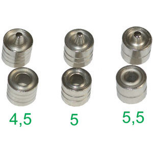 PINZE PER OCCHIELLI Coppie punzoni e matrici di ricambio per Art. 456 G. eyelet pliers O456G