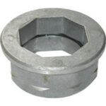 FILIERE PER TUBI Riduzione per montare le bussole Art. 045 GC 1/4" - 3/8" - 1/2" - 3/4" - 1" - 1.1/4" sul cricchetto Art. 045 GF.<br>Attacco esterno mm 71, attacco interno mm 52. ratchet threaders O45GH