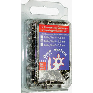 PINZE COMBINATE PER OCCHIELLI Assortimenti di 100 occhielli per Art. 456 G e 460 G. punches pliers for eyelet O460G