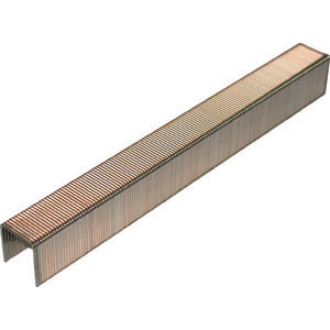 GRAFFATRICI PNEUMATICHE PUNTI METALLICI, per fissatrici Art. 493 G.<br>Larghezza mm 12.<br>Confezioni di 5000 pz. indivisibili. pneumatic stapler O493G