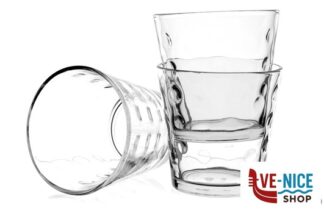 bicchieri acqua OK! FLARED BUBBLES-CONFEZIONE 3 BICCHIERI SVASATI CL 30 IMPORT TAVOLA