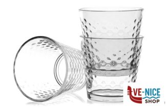 bicchieri acqua OK! FLARED HONEY - CF. 3 BICCHIERI SVASATI CL 30 IMPORT TAVOLA