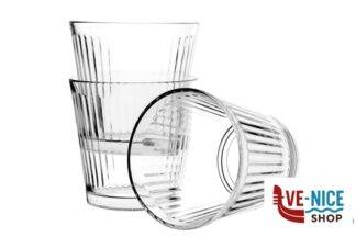 bicchieri acqua OK! FLARED LINES - CF. 3 BICCHIERI SVASATI CL 30 IMPORT TAVOLA