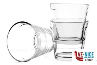 bicchieri acqua OK! FLARED SLICES- CONFEZIONE 3 BICCHIERI SVASATI CL 30 IMPORT TAVOLA