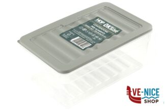 vetro OK! FRESH BOX-CONTENITORE FRIGO PP RETTANGOLARE ALTO 2500ML CM.22,5X14XH.9 IMPORT CUCINA