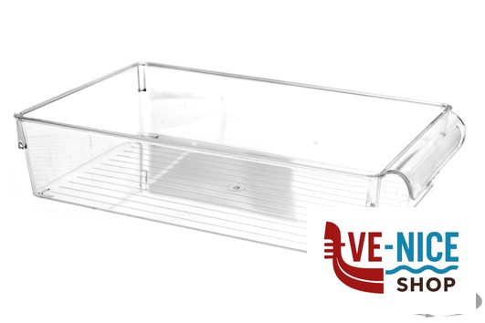 vetro OK! FRIGO BOX-ORGANIZER FRIGO PS TRASPARENTE CM.32,5X20XH.7 IMPORT CUCINA - immagine 2