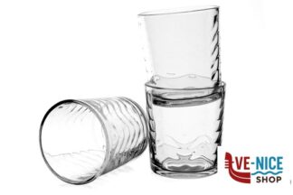 bicchieri acqua OK! REEL WAVE - CONFEZIONE 3 BICCHIERI CILINDRICI CL 26,5 IMPORT TAVOLA