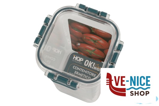 vetro OK! SAVE BOX-BARATTOLO ERMETICO QUADRO 1400ML CM.12XH.18,5 IMPORT CUCINA - immagine 3