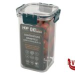 vetro OK! SAVE BOX-BARATTOLO ERMETICO QUADRO 1400ML CM.12XH.18,5 IMPORT CUCINA