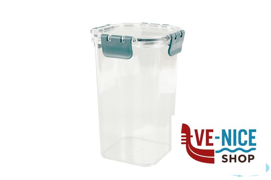 vetro OK! SAVE BOX-BARATTOLO ERMETICO QUADRO 1400ML CM.12XH.18,5 IMPORT CUCINA - immagine 2