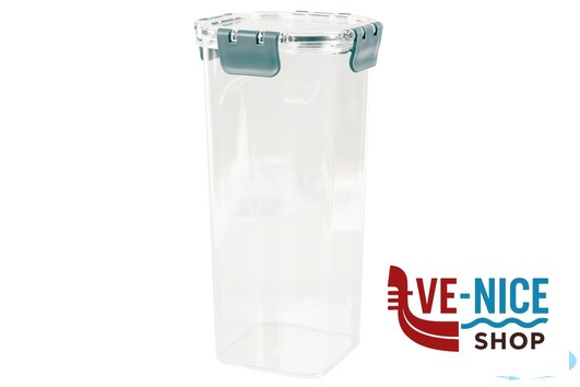 vetro OK! SAVE BOX-BARATTOLO ERMETICO QUADRO 1800ML CM.12XH.24 IMPORT CUCINA - immagine 2