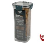 vetro OK! SAVE BOX-BARATTOLO ERMETICO QUADRO 1800ML CM.12XH.24 IMPORT CUCINA