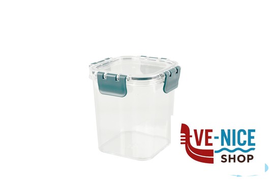 vetro OK! SAVE BOX-BARATTOLO ERMETICO QUADRO 850ML CM.12XH.12,5 IMPORT CUCINA - immagine 2