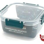 vetro OK! SAVE BOX-CONTENITORE ERMETICO QUADRO 1800ML CM.18,5XH.9 IMPORT CUCINA