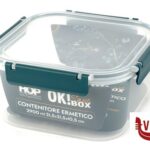 vetro OK! SAVE BOX-CONTENITORE ERMETICO QUADRO 2900ML CM.21,5XH.10,5 IMPORT CUCINA