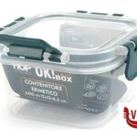 vetro OK! SAVE BOX-CONTENITORE ERMETICO QUADRO 400ML CM.12XH.6,5 IMPORT CUCINA